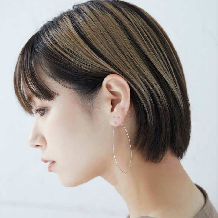 楽天市場】ピアス ワイヤーピアス ロング レディース 両耳用 ゴールド 