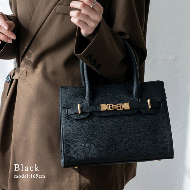 楽天市場】レザーバッグ 本革 ハンドバッグ 黒【セレモニーバッグ/入園  