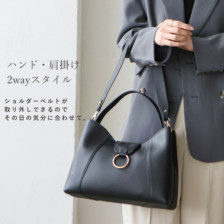 楽天市場】本革 ワンハンドル バッグ レザー レディース シュリンク 
