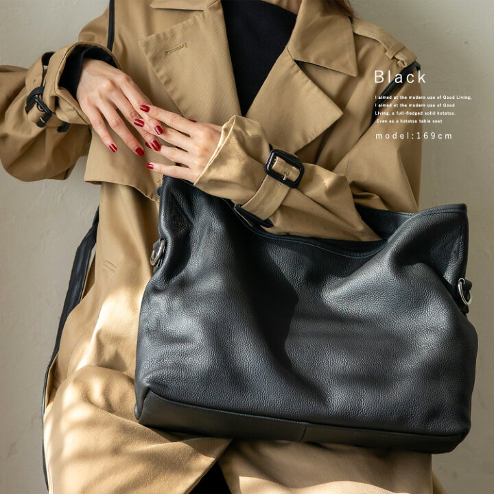 楽天市場】トートバッグ レディース 本革 2way レザーバッグ 通勤  