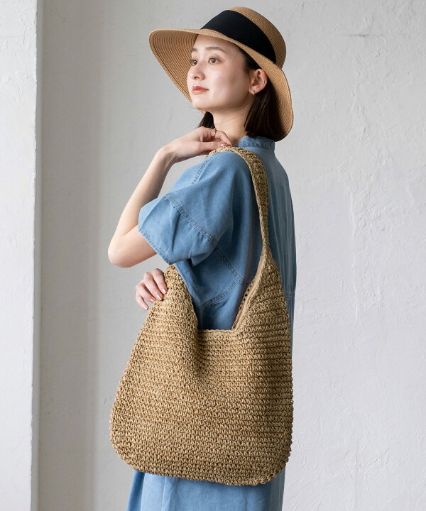 楽天市場】かごバッグ 大きめ 編みバッグ かわいい ナチュラル  