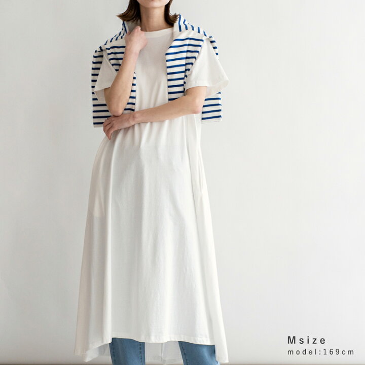 楽天市場】ワンピース レディース 半袖 ワンピ aライン tシャツワンピ 