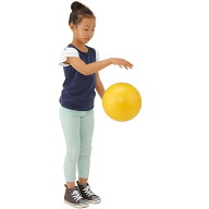 エバニュー ジュニア キッズ 体つくり運動ボール スポーツ用具 ボール遊び まりつき イエロー 黄色 送料…