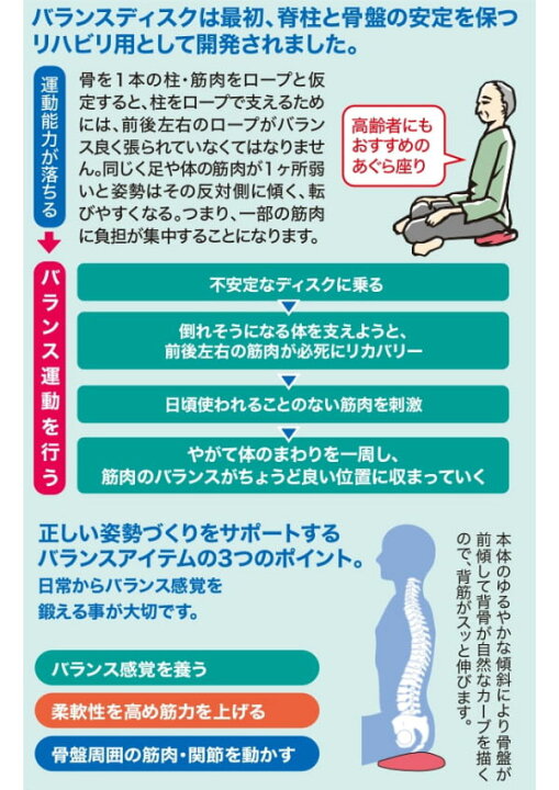 ハタ メンズ レディース ジュニア バランスディスク バランスクッション トレーニング フィットネス ダイエット 体幹 送料無料 HATAS DK380 バイタライザー ハタ(HATAS) バランスディスク専用ポンプ