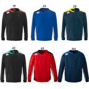 カンタベリー メンズ プラクティスプルオーバー ラグビーウェア トレーニング スポーツウェア 長袖 ブラック 黒 ネイビー ブルー レッド 青 赤 送料無料 canterbury RG70009