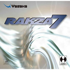 ヤサカ メンズ レディース ジュニア ラクザ 7 RAKZA 卓球ラケットラバー ハイブリッドエナジー型 裏ソフトラバー ブラック 黒 レッド 赤 送料無料 Yasaka B--76