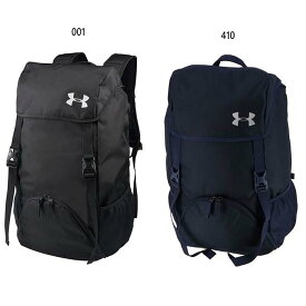 38L アンダーアーマー メンズ レディース バックパック フラップ UA TEAM BACKPACK FLAP リュックサック デイパック バッグ 鞄 撥水 部活 スポーツ ブラック 黒 ネイビー 送料無料 UNDER ARMOUR 1342587