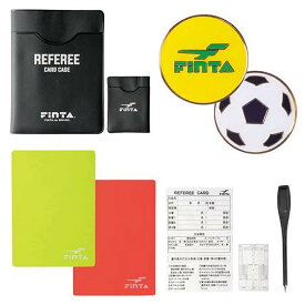 フィンタ メンズ レディース レフェリースターターセットA サッカー用品 審判 カード ケース マーカー 送料無料 FINTA FT5989