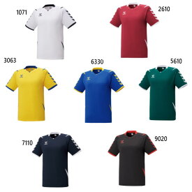 ヒュンメル メンズ レディース ゲームシャツ 半袖シャツ サッカーウェア フットサルウェア トップス ホワイト 白 ブラック 黒 イエロー 黄色 送料無料 hummel HAG3018