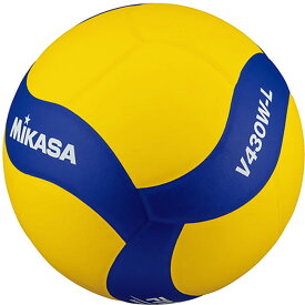 4号軽量球 ミカサ ジュニア キッズ V430W-L バレーボール 軽量練習球 バレーボール 小学生 トレーニング イエロー 黄色 送料無料 MIKASA V430WL