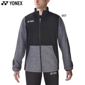 ヨネックス メンズ レディース ユニニットウォームアップシャツ テニス バドミントンウェア トップス 長袖 アウター ウォームアップウェア ブラック 黒 送料無料 YONEX 50137