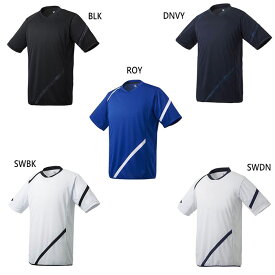 デサント メンズ ネオライトシャツ 野球ウェア トップス 半袖Tシャツ 練習着 ホワイト 白 ブラック 黒 ネイビー ブルー 青 送料無料 DESCENTE DB123B