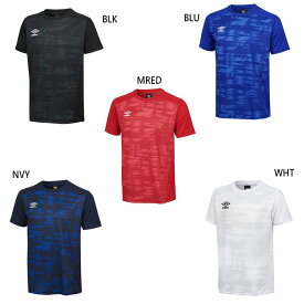 アンブロ メンズ ゲームシャツ (グラフィック) サッカーウェア フットサルウェア トップス 半袖Tシャツ ホワイト 白 ブラック 黒 ネイビー ブルー レッド 青 赤 送料無料 UMBRO UAS6310