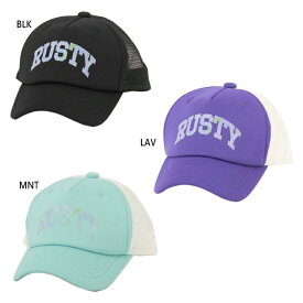 ラスティ ジュニア キッズ キャップ 帽子 カジュアル メッシュキャップ ブラック 黒 送料無料 RUSTY 962901