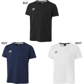 アンブロ メンズ コーチャーズ COACHERS Tシャツ サッカーウェア フットサルウェア トップス 吸汗速乾 UVカット ホワイト 白 ブラック 黒 ネイビー 送料無料 UMBRO UUUVJA61