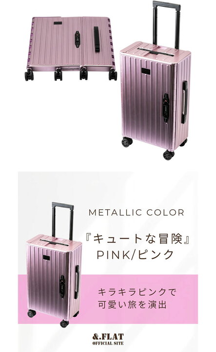 楽天市場】35L アンドフラット メンズ レディース 折り畳みキャリー 