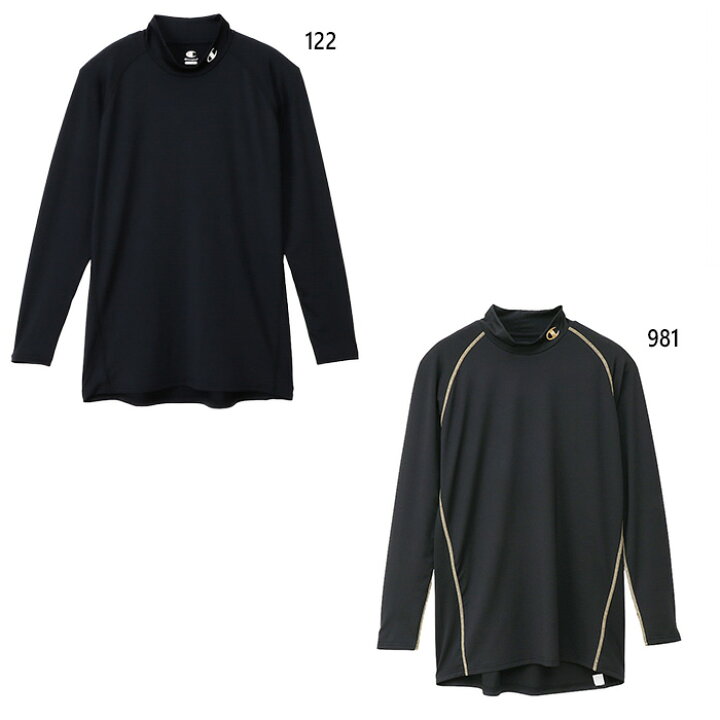 楽天市場】チャンピオン メンズ モックネックロングスリーブTシャツ 
