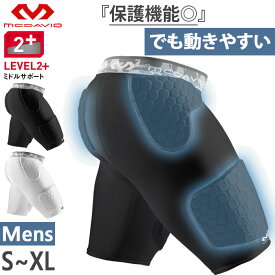 バスケ公式戦着用可能 マクダビッド メンズ ヘックス サッドショーツEX HEX アンダーウェア パンツ スポーツインナー 下着 ショートスパッツ パッド付き ホワイト 白 ブラック 黒 送料無料 McDavid M7991