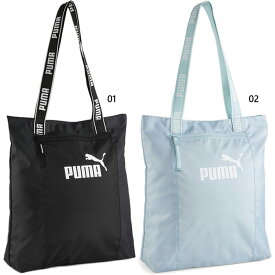 12L プーマ レディース コア ベース フロント ショッパー トートバッグ 鞄 ブラック 黒 送料無料 PUMA 090267