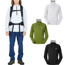 カリマー メンズ ファスト ドライ ハーフジップ fast-dry half-zip アウトドアウェア トップス 長袖 ブラック 黒 グレー グリーン 灰色 緑 送料無料 karrimor 101528