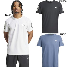 アディダス メンズ OTR B TEE ジョギング マラソン ランニングウェア トップス 半袖Tシャツ ホワイト 白 ブラック 黒 送料無料 adidas IKM76