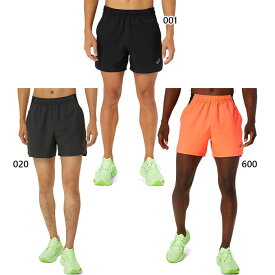 アシックス メンズ マルチポケット5インチショーツ ジョギング マラソン ランニングウェア ボトムス ブラック 黒 ピンク 送料無料 asics 2011D010
