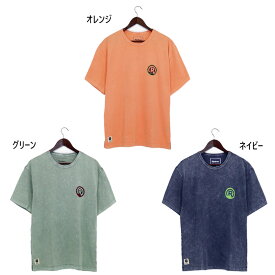 リアルビーボイス メンズ R34 ピグメント 半袖Tシャツ トップス カジュアル ネイビー オレンジ グリーン 緑 送料無料 RealBvoice 10451-11865