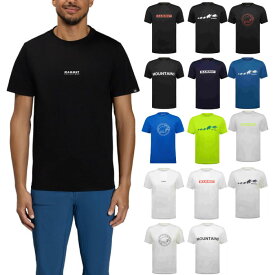 マムート メンズ クイックドライ ロゴ プリント Tシャツ QD Logo Print T-Shirt AF Men アウトドアウェア トップス 半袖Tシャツ ホワイト 白 ブラック 黒 ブルー 青 グリーン 緑 送料無料 Mammut 1017-02012