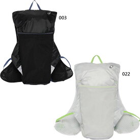 8L アシックス メンズ レディース バックパック リュックサック デイパック バッグ 鞄 ランニング ジョギング 軽量 ブラック 黒 グレー 灰色 送料無料 asics 3013A858
