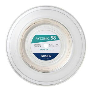 200m���[�� �S�[�Z�� �����Y ���f�B�[�X ���C�]�j�b�N RYZONIC58 �o�h�~���g���p�i �z���C�g �� �������� GOSEN BSRY582WH