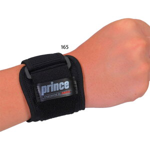 左右兼用 1枚入り プリンス メンズ レディース ハイパフォーマンスリスト サポーター 手首用 テニス バドミントン ブラック 黒 送料無料 prince SU702