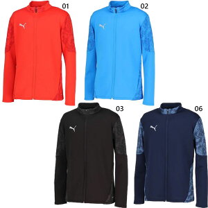 プーマ メンズ チームカップ トレーニングジャケット TEAMCUP TR サッカーウェア フットサルウェア トップス 長袖 ブラック 黒 ブルー レッド 青 赤 送料無料 PUMA 660105