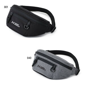 2.5L アンダーアーマー メンズ レディース UAボディバッグ ウエストポーチ ボディバッグ カジュアル ブラック 黒 送料無料 UNDER ARMOUR 1384758