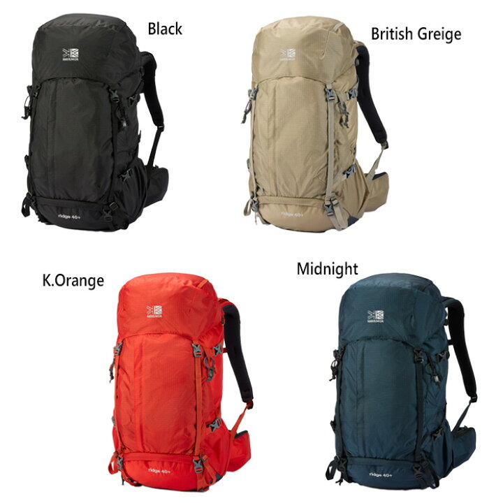 楽天市場】40L カリマー メンズ レディース リッジ ridge 40+ リュック 