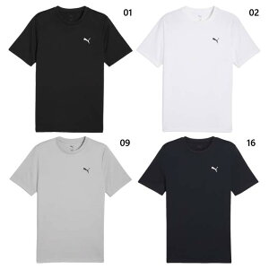 プーマ メンズ ESS スモール プーマロゴ ポリ Tシャツ フィットネス トレーニングウェア トップス 半袖Tシャツ カジュアル ホワイト 白 ブラック 黒 グレー ネイビー 灰色 送料無料 PUMA 687561