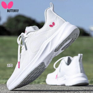 バタフライ メンズ レディース レゾライン TR 屋外用 卓球シューズ 練習 トレーニング スニーカー シューズ 紐靴 ホワイト 白 送料無料 Butterfly 93720