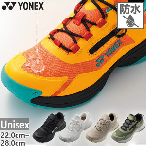 ヨネックス メンズ レディース パワークッション125 ウォーキングシューズ 旅行 散歩 撥水 防水 透湿 アウトドア 登山 トレイル ホワイト 白 ブラック 黒 イエロー ベージュ カーキ 黄色 送料