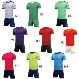 上下セット ケルメ メンズ レディース ラインフットボールシャツ パンツセット サッカーウェア フットサルウェア トップス ボトムス 半袖 ホワイト 白 ブルー レッド 青 赤 イエロー ピンク オレンジ グリーン パープル 黄色 緑 紫 送料無料 KELME 8351ZB1158
