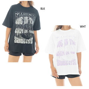 ビラボン レディース モーフィー MORFY SS TEE RASH ラッシュガード 半袖 トップス ラッシュTシャツ ホワイト 白 ブラック 黒 送料無料 BILLABONG BF013855