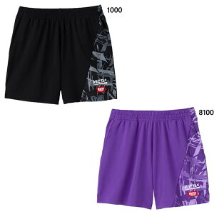 ビクタス メンズ レディース ストリーク ゲームパンツ 卓球ウェア ズボン ボトムス ショートパンツ JTTA公認 ブラック 黒 パープル 紫 送料無料 VICTAS 622501