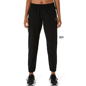 アシックス レディース ランニングドライウーブンパンツ ジョギング マラソン ランニングウェア ボトムス ブラック 黒 送料無料 asics 2012D226