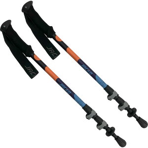 1ペア スター商事 メンズ レディース ジャッコ トレッカー125 II 登山用品 トレッキングポール アウトドアストック 山登り 送料無料 14127