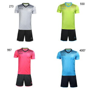 ケルメ メンズ ショートスリーブ GKスーツ サッカーウェア フットサルウェア トップス ゴールキーパー 上下セット 半袖 グレー ブルー 青 イエロー ピンク 灰色 黄色 送料無料 KELME 3871014
