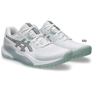 普通幅 アシックス メンズ レディース ゲルチャレンジャー 15 GEL-CHALLENGER 15 テニスシューズ オールコート ローカット ホワイト 白 送料無料 asics 1043A024