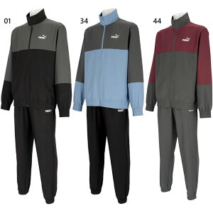 ㉺Zbg v[} Y E[u J[ubN gbNX[c Woven Colorblock Tracksuit tBbglX g[jOEFA gbvX {gX O[ u[  DF  PUMA 691019