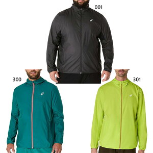 アシックス メンズ ランニングドライウーブンジャケット ジョギング マラソン ランニングウェア トップス 長袖 撥水 ブラック 黒 送料無料 asics 2011D294