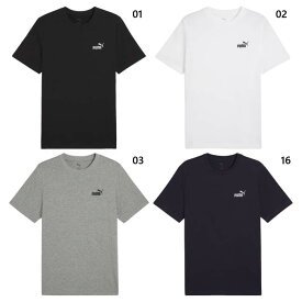 プーマ メンズ ESS スモール NO.1 ロゴ Tシャツ 半袖Tシャツ トップス カジュアルウェア ホワイト 白 ブラック 黒 グレー ネイビー 灰色 送料無料 PUMA 687608