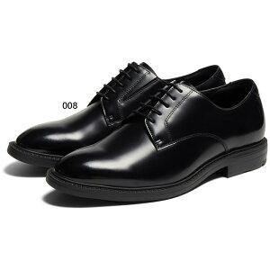 4E幅 テクシーリュクス メンズ ゆったり幅広 ラウンドトウ×上質感 プレーントゥ ビジネスシューズ 革靴 本革 ブラック 黒 送料無料 texcy luxe TU-7046