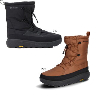 コロンビア メンズ レディース イエローテイル ブーツ アークティックグリップ ウォータープルーフ オムニヒートインフィニティ 防水 保温 防寒 防滑 ブラック 黒 送料無料 Columbia YU7423