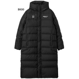 デサント メンズ ロングダウンコート カジュアルウェア トップス 上着 アウター ロングコート ベンチコート 長袖 ムーブスポーツ ブラック 黒 送料無料 DESCENTE ST5FDJ00M